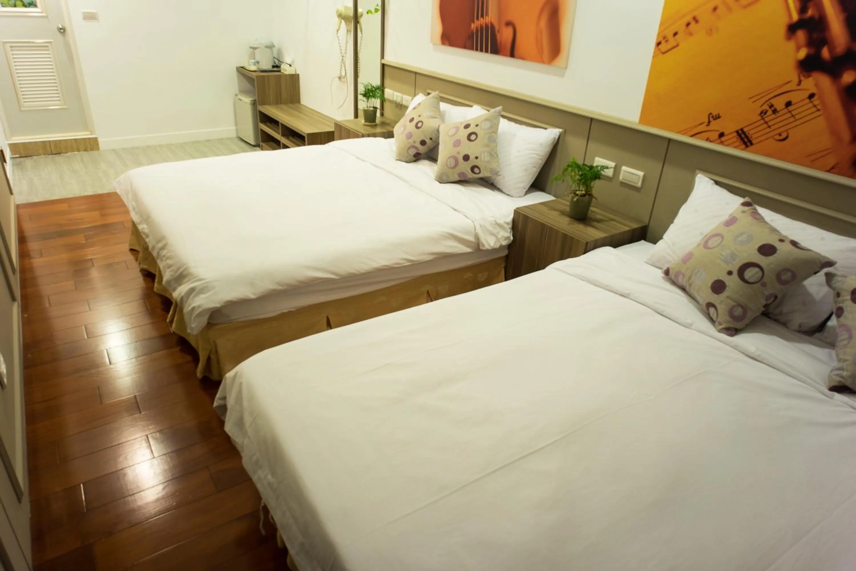 Shower, Bed in Bei Pin B&B