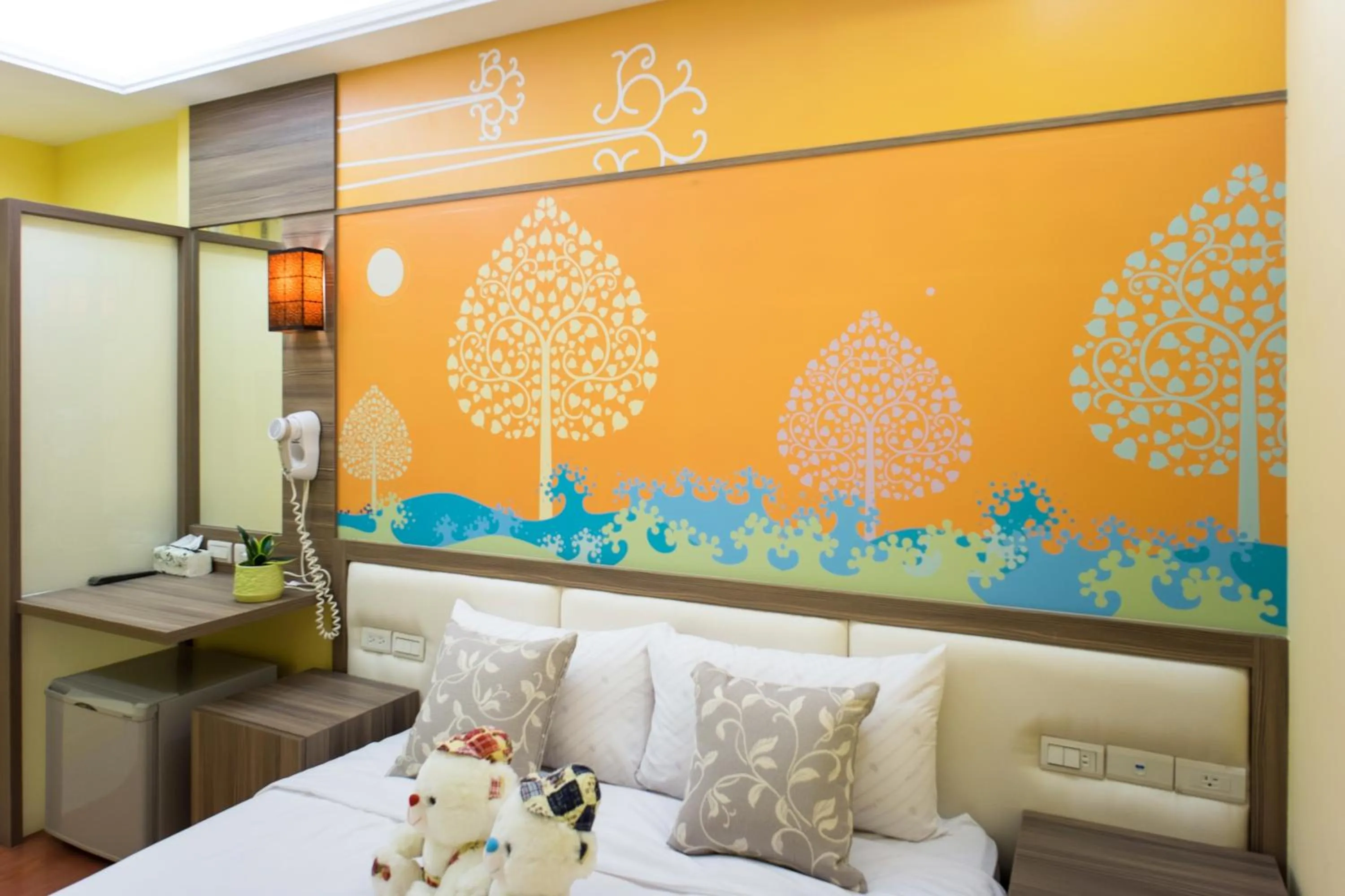 Shower, Bed in Bei Pin B&B