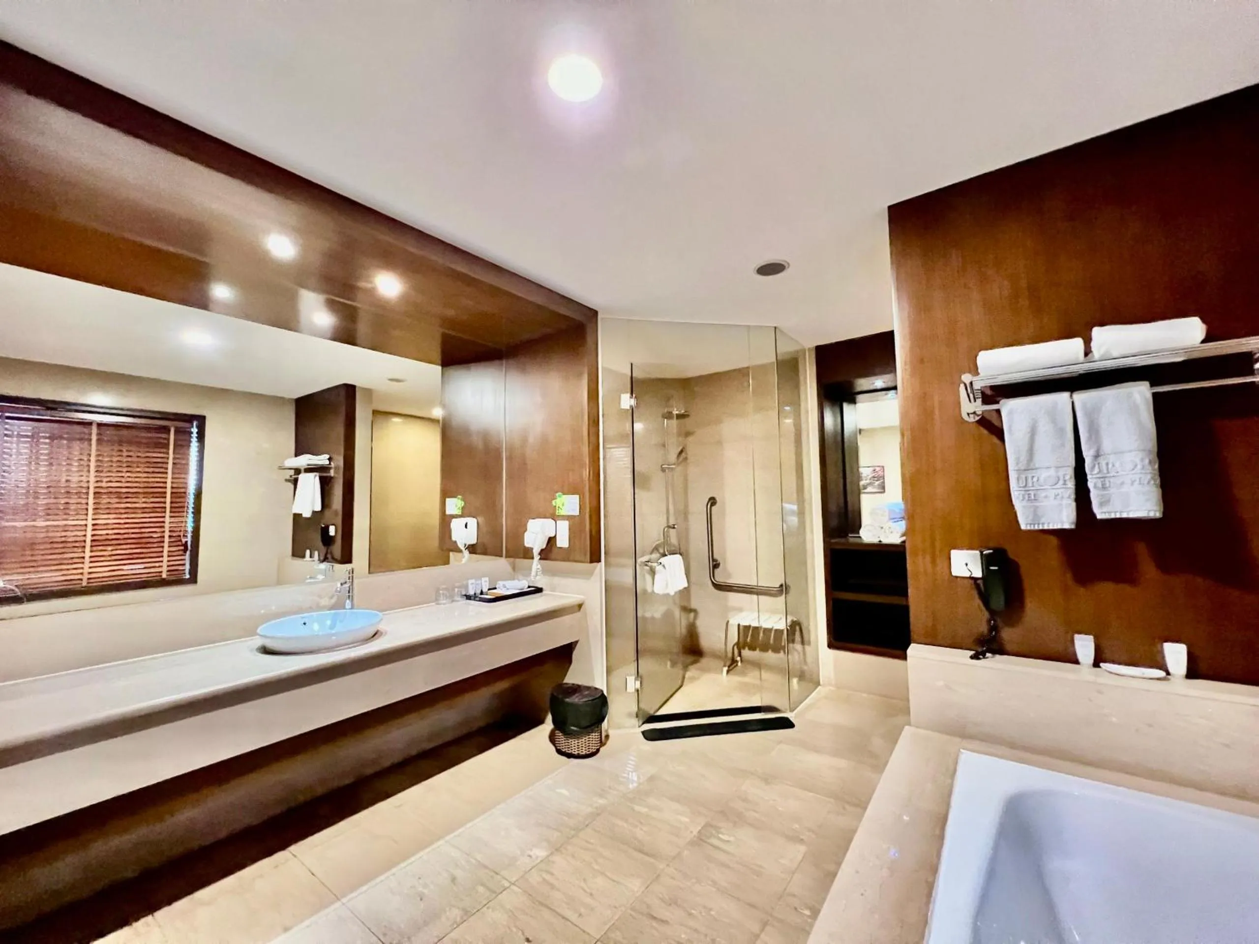 Bathroom in AURORA Hotel Plaza