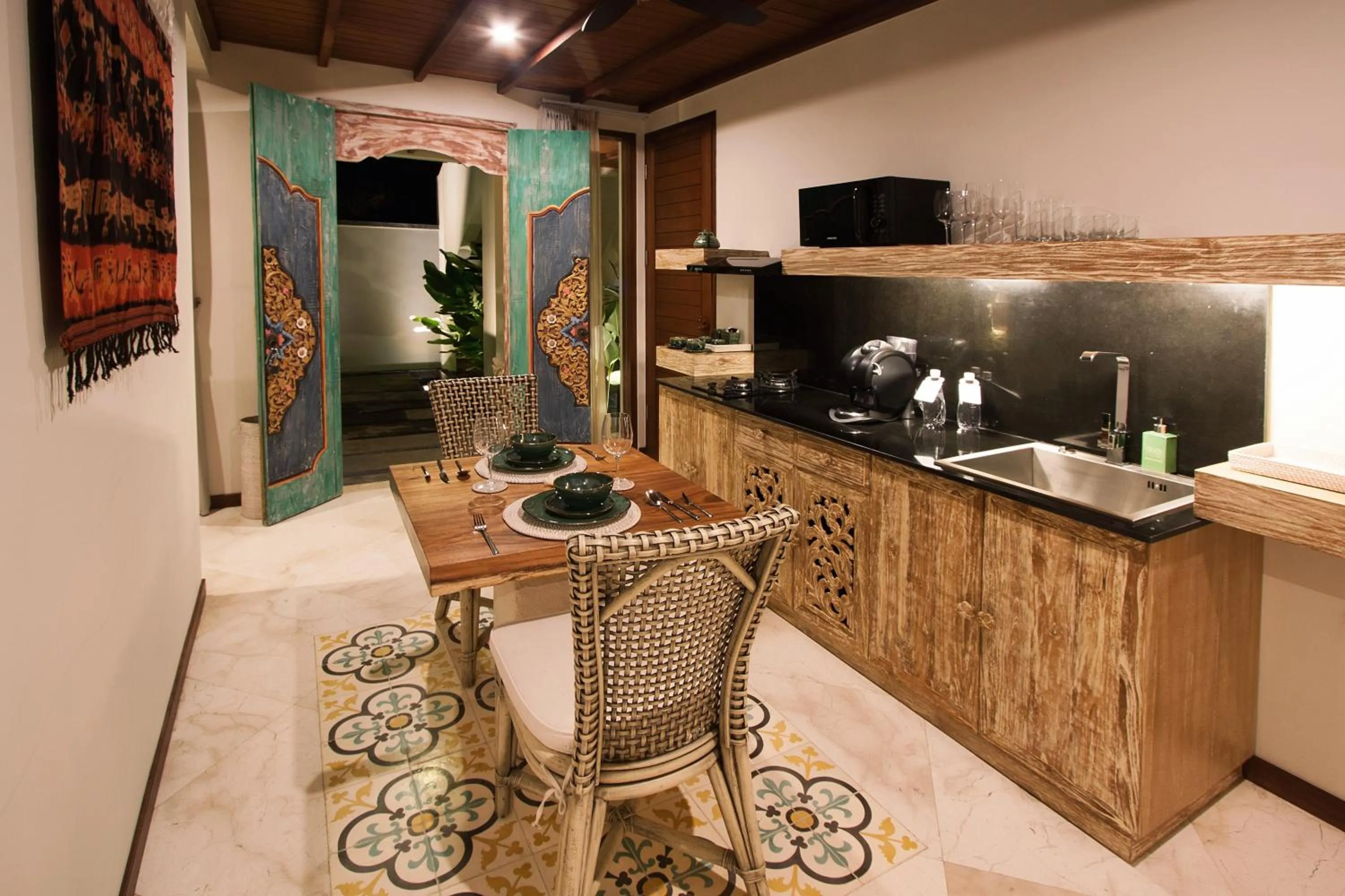 Kitchen or kitchenette in The Royal Purnama Luxury Villas - Adults Only