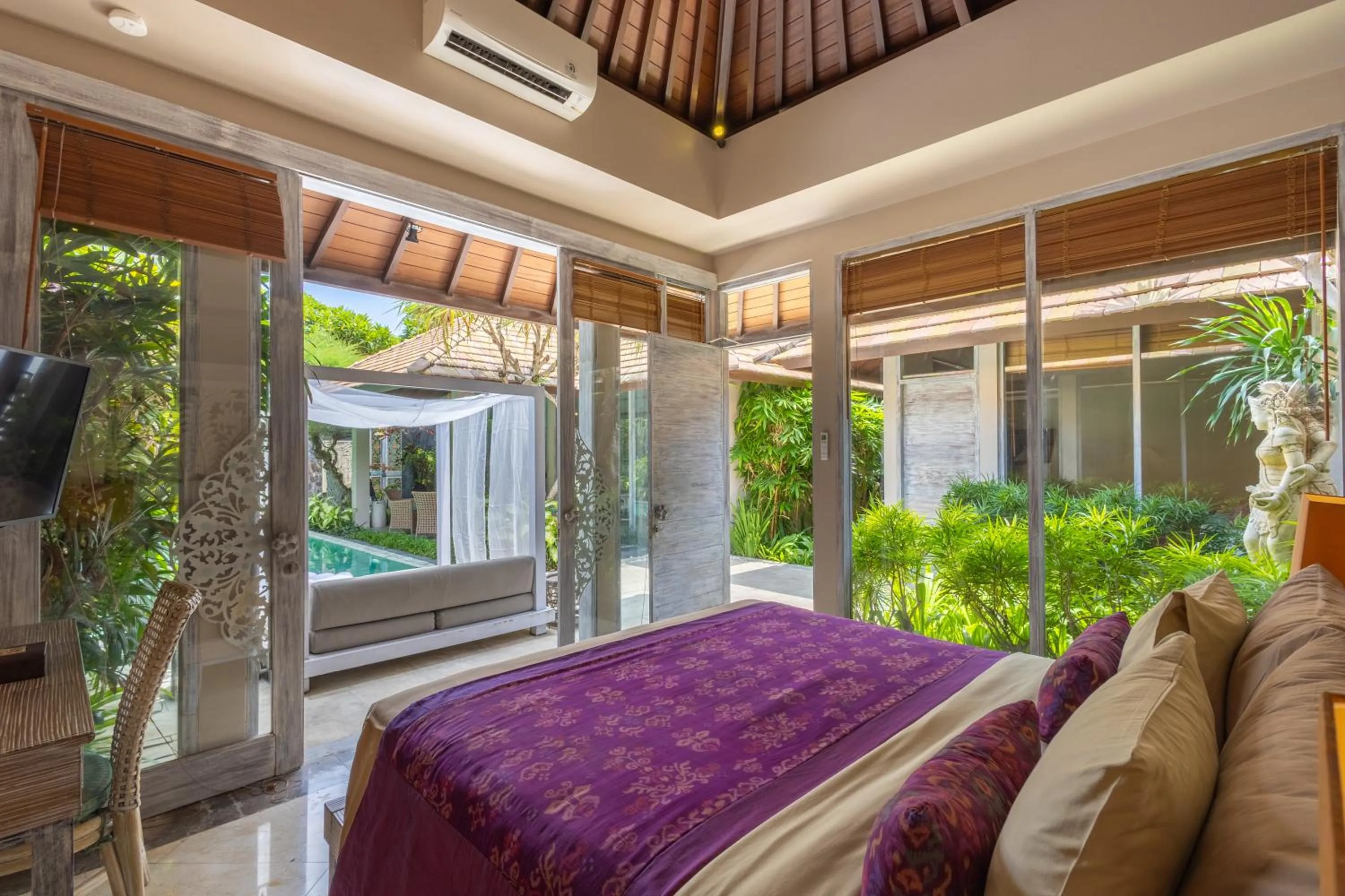 Bedroom, Bed in The Royal Purnama Luxury Villas - Adults Only