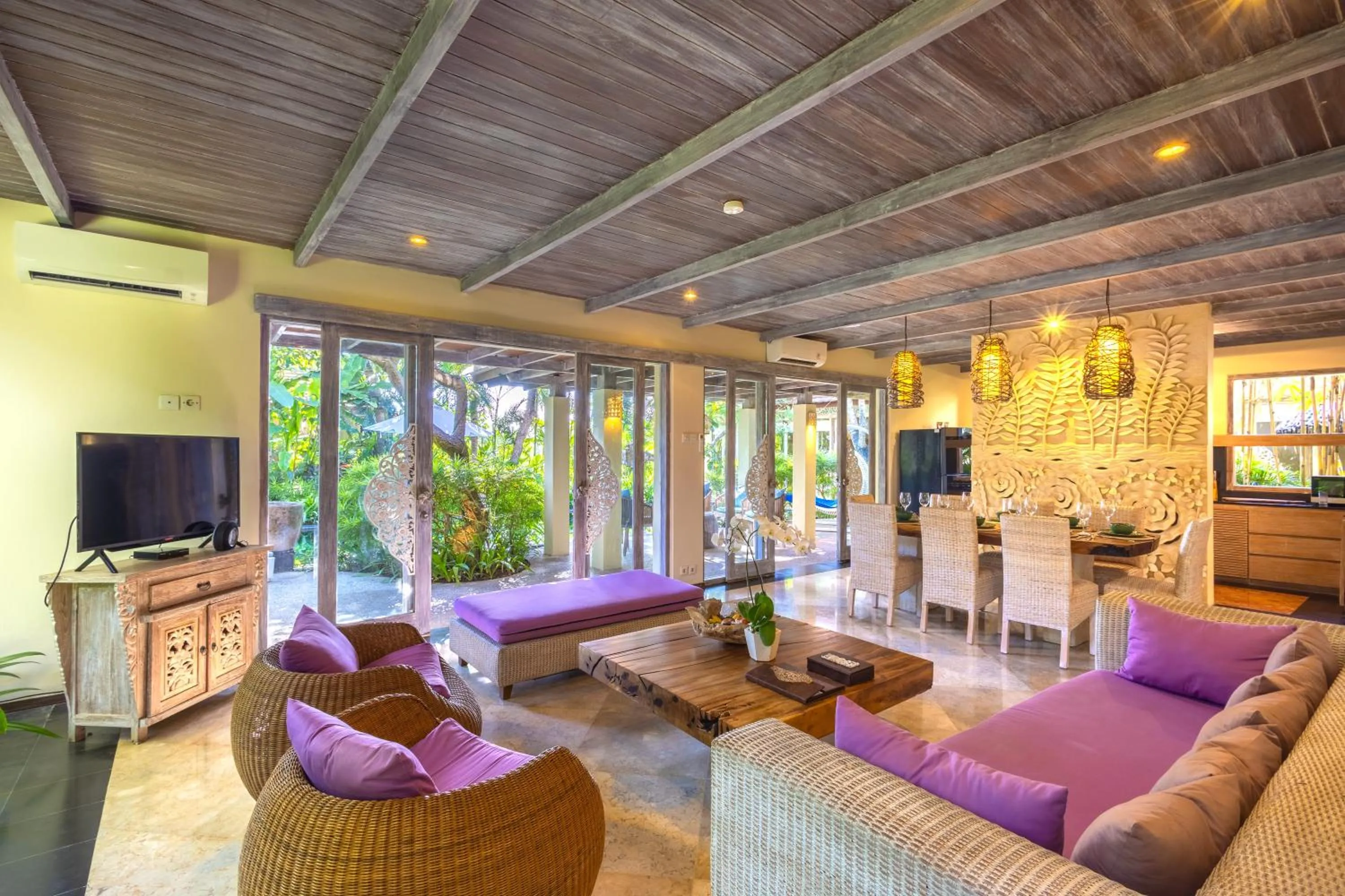 Living room in The Royal Purnama Luxury Villas - Adults Only