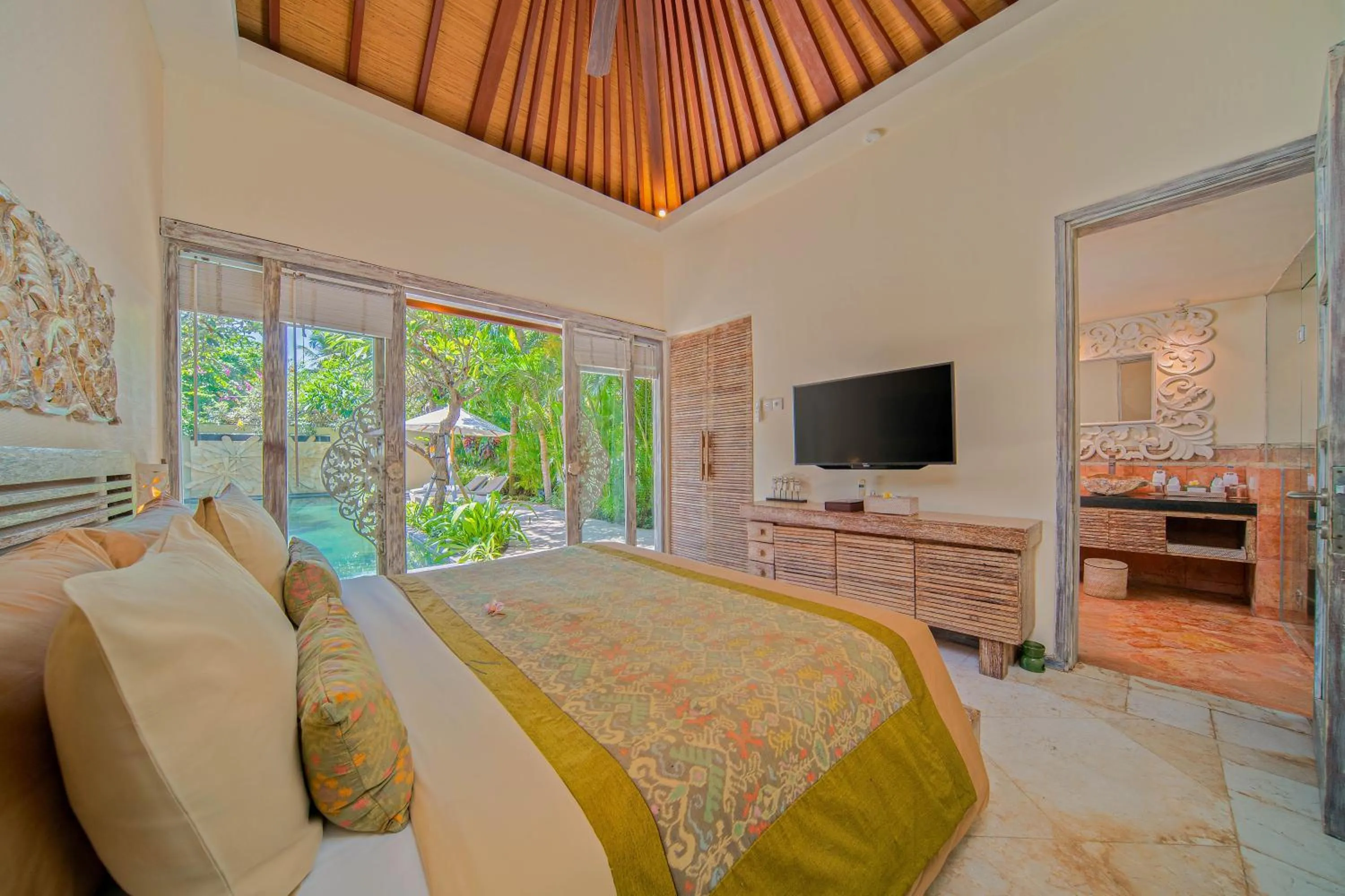 Bedroom, Bed in The Royal Purnama Luxury Villas - Adults Only