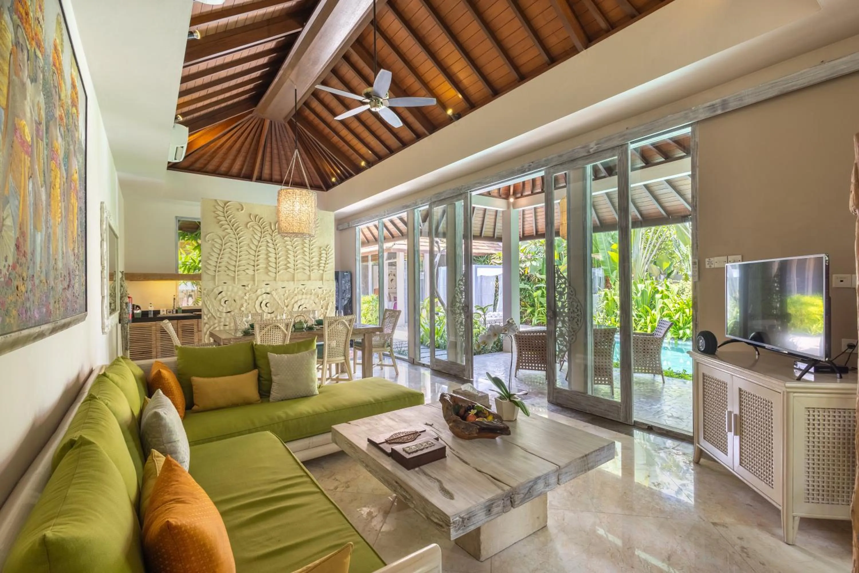 Living room in The Royal Purnama Luxury Villas - Adults Only