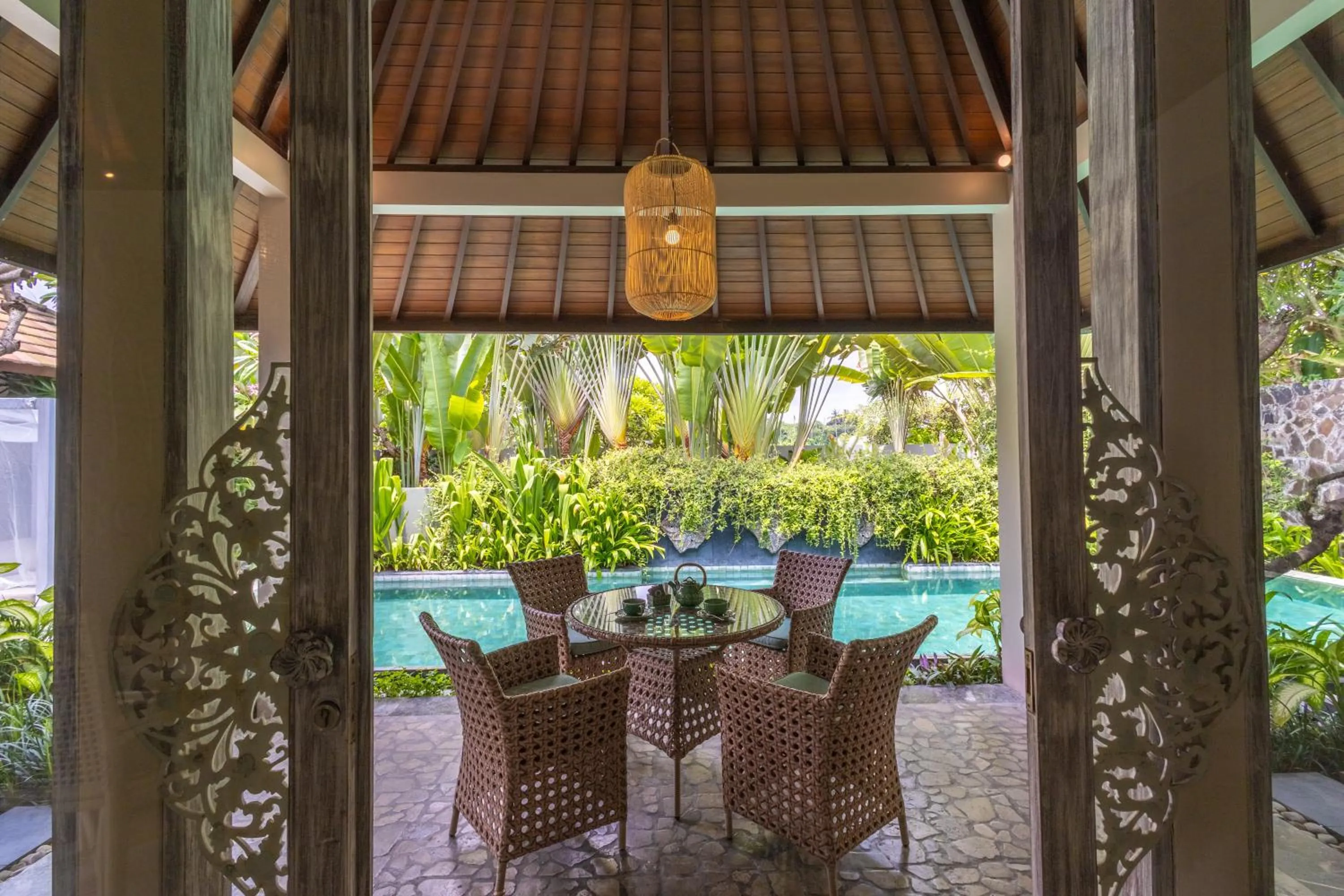 Patio in The Royal Purnama Luxury Villas - Adults Only
