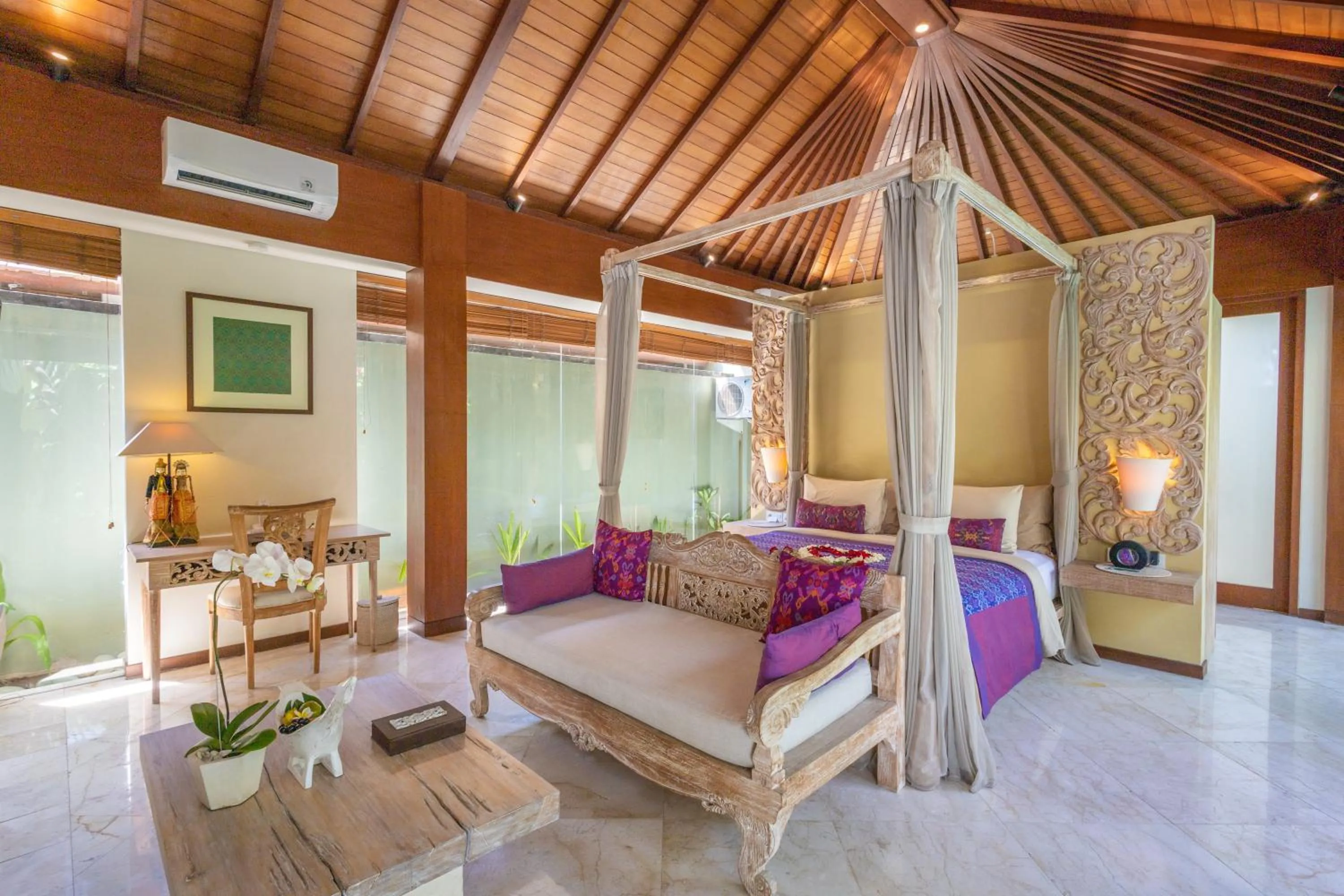 Bedroom, Bed in The Royal Purnama Luxury Villas - Adults Only