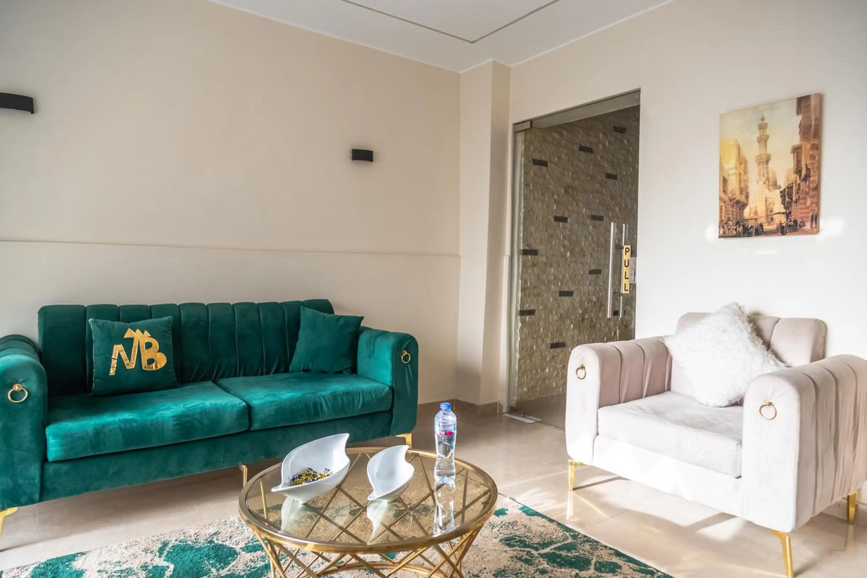 Living room in Night Pyramids Inn Hotel