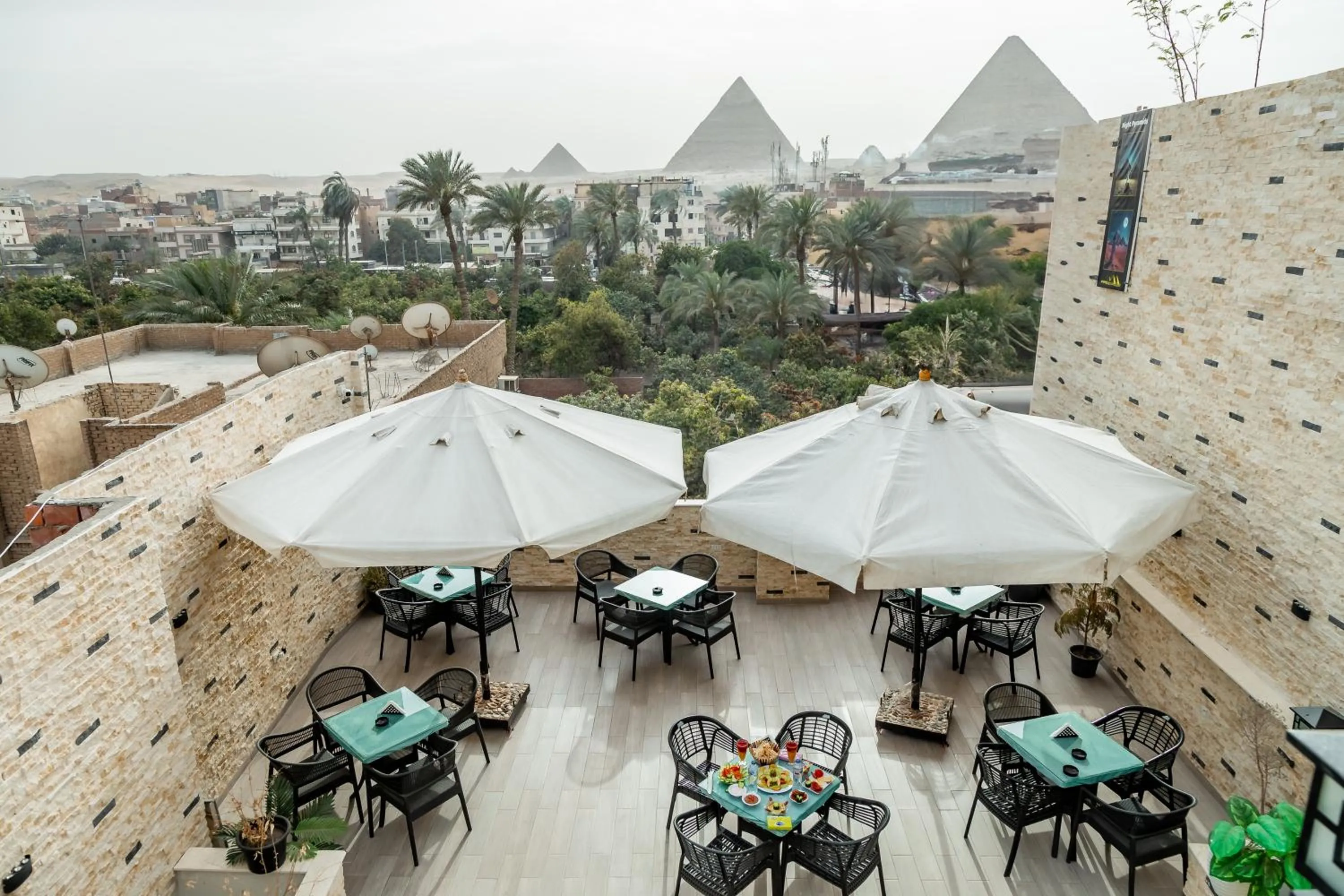 Property building in Night Pyramids Inn Hotel