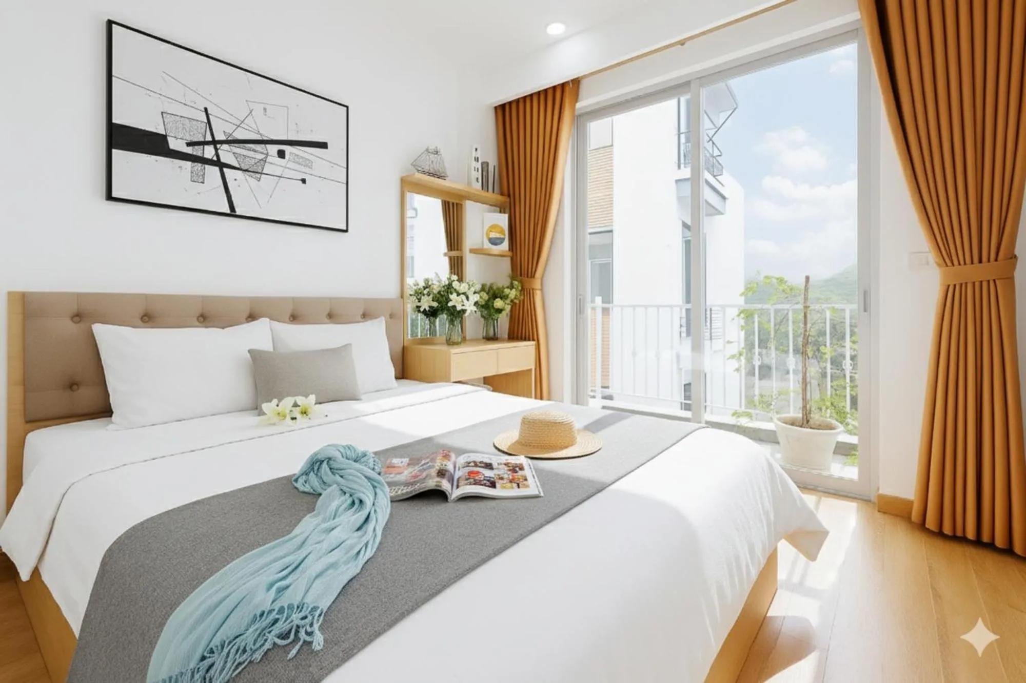 View (from property/room), Bed in Label6 Studio West Lake