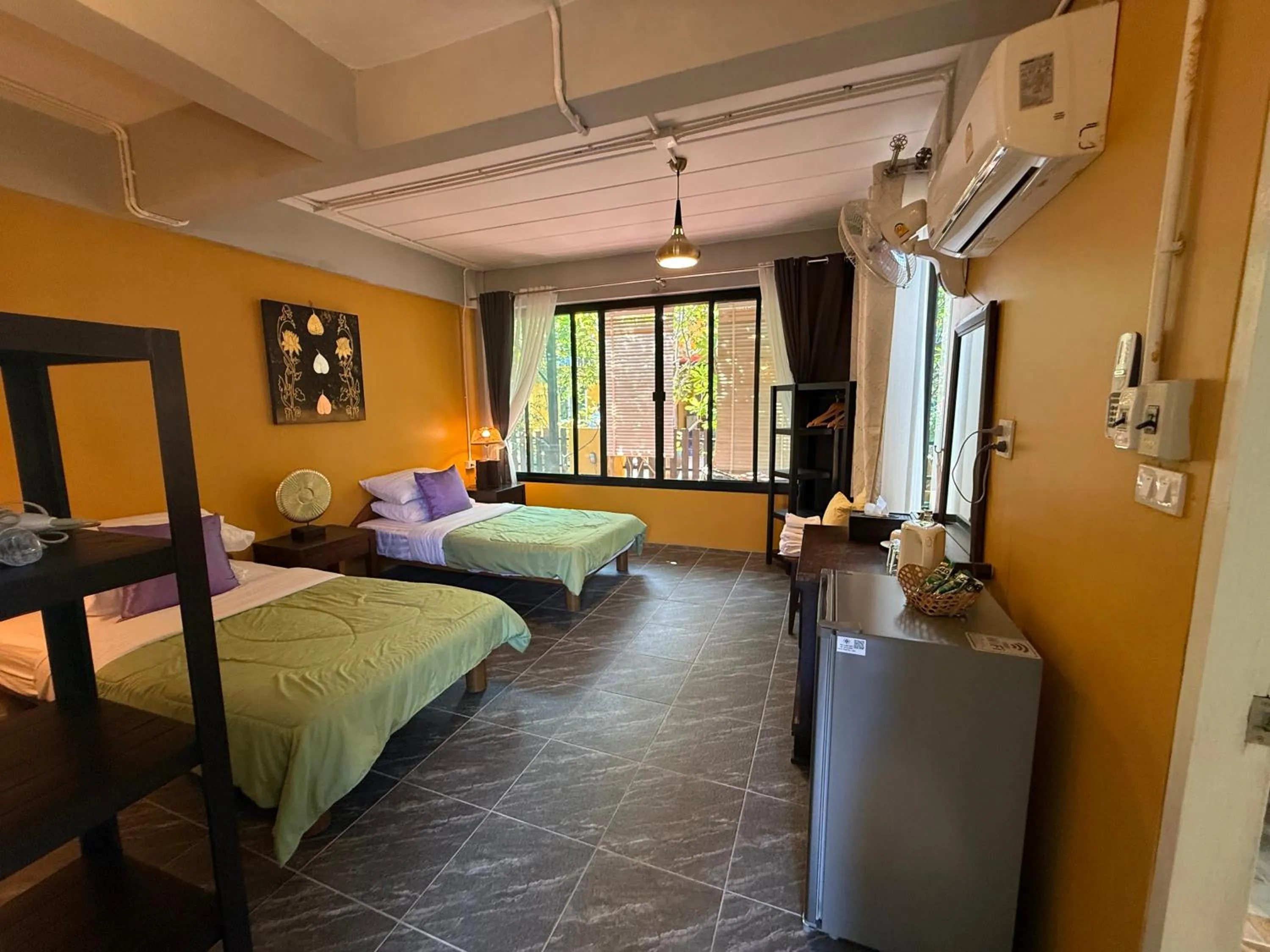 Bed in Golden Mango House