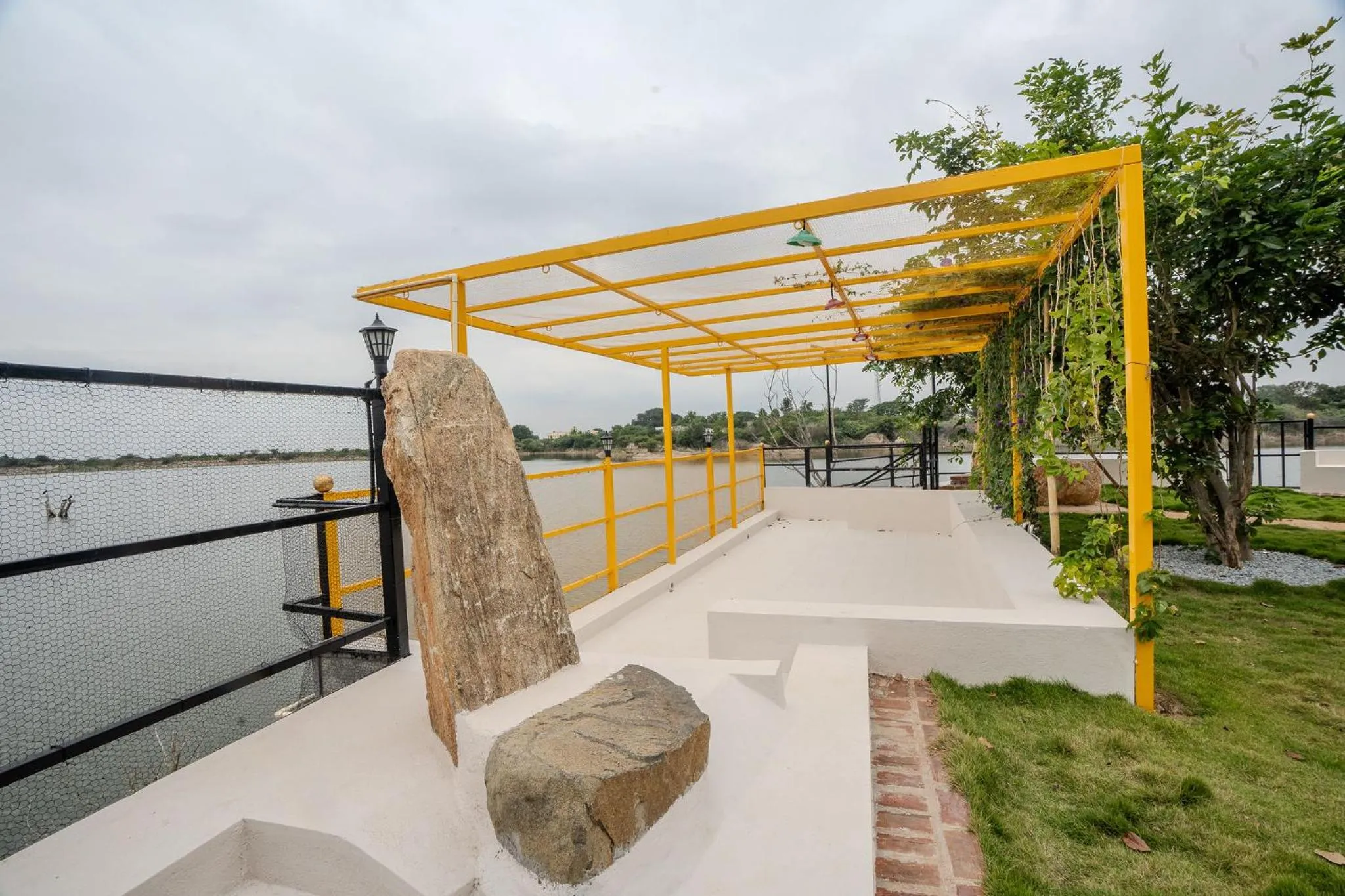 Natural landscape in Habba Dates Villa Near Chikkaballapur