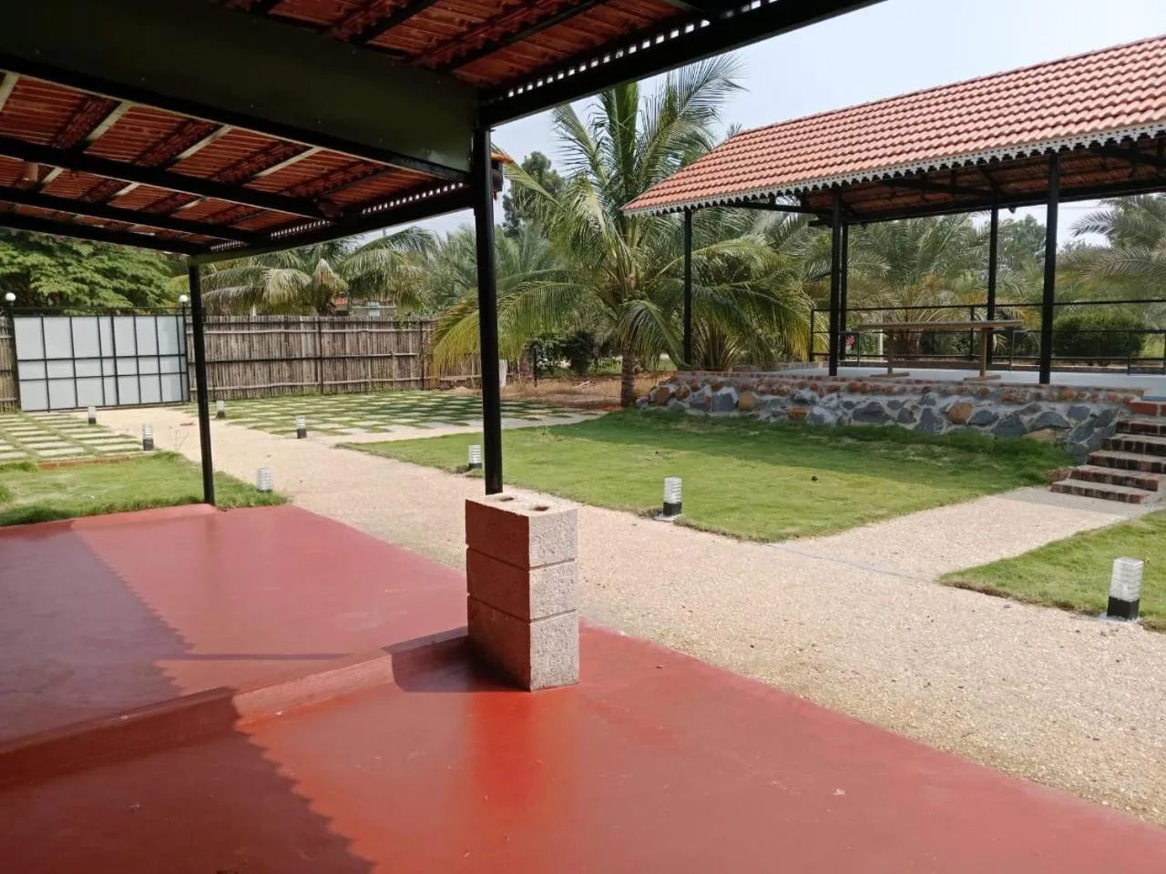 Natural landscape in Habba Dates Villa Near Chikkaballapur