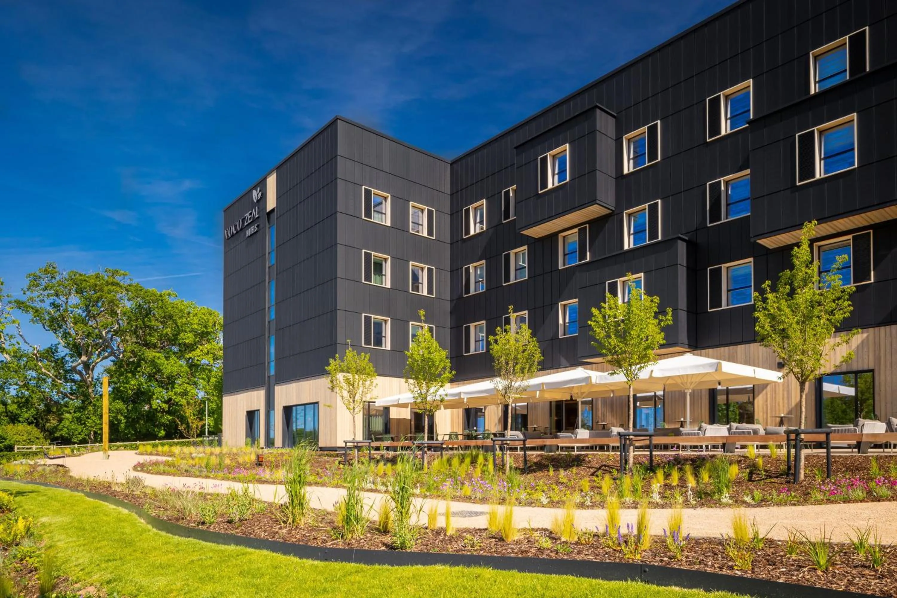 Property building in voco Zeal Exeter Science Park, by IHG