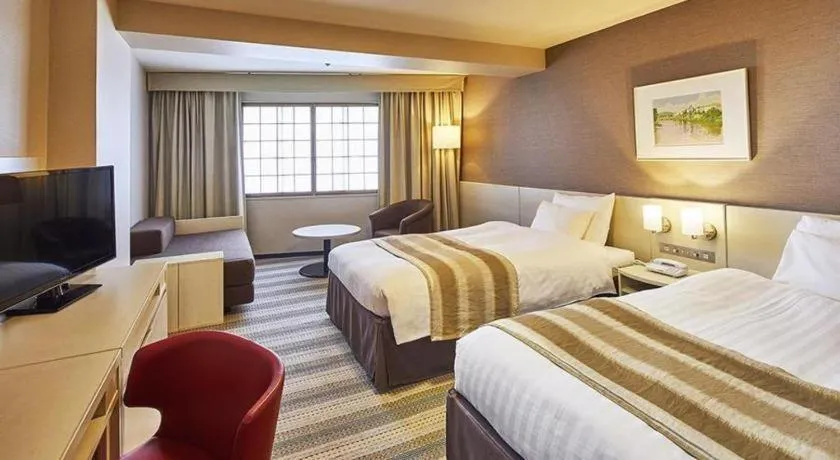 Bed in Akasaka Excel Hotel Tokyu