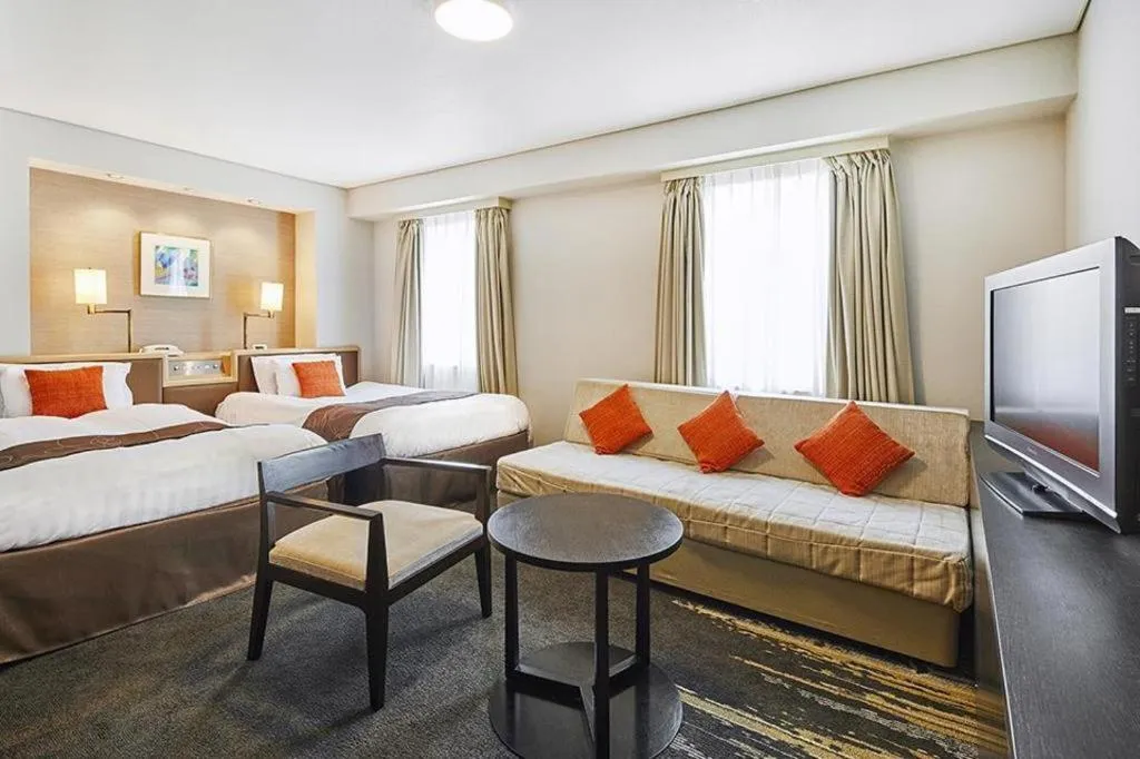 Bed in Akasaka Excel Hotel Tokyu