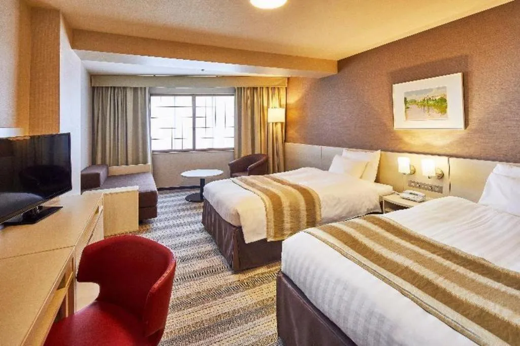 Bed in Akasaka Excel Hotel Tokyu