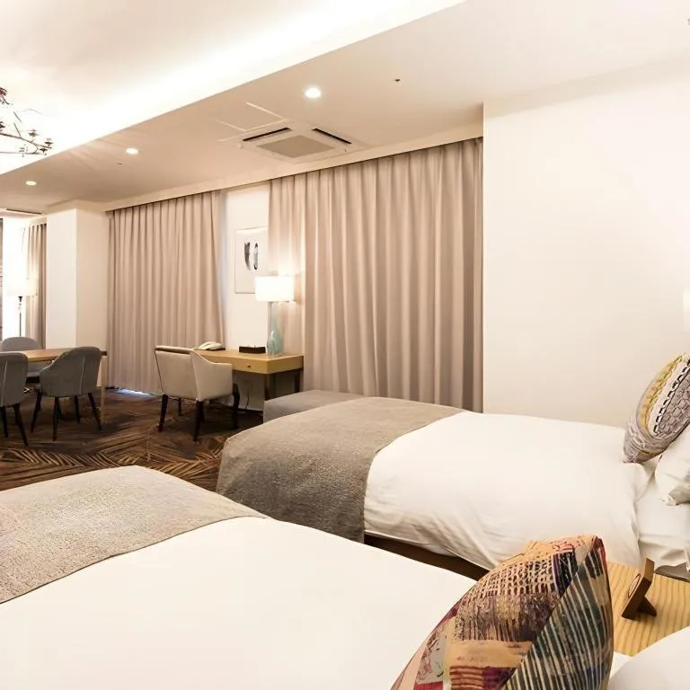 Bed in Miyazaki Kanko Hotel