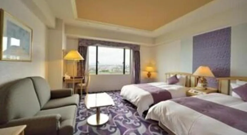 Bed in Miyazaki Kanko Hotel