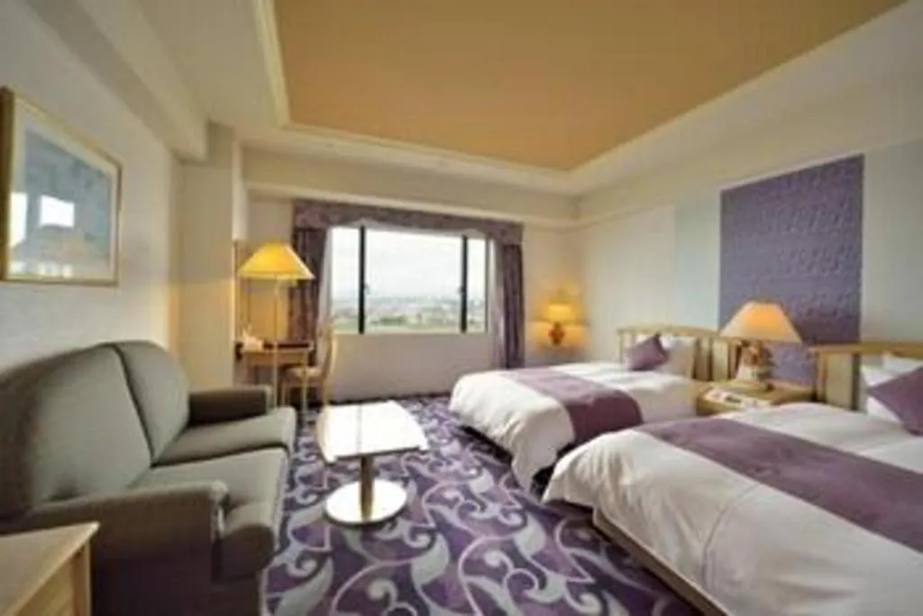 Bed in Miyazaki Kanko Hotel