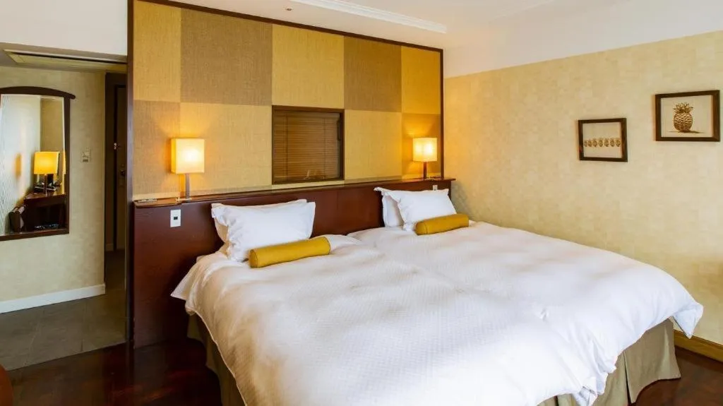 Bed in Miyazaki Kanko Hotel