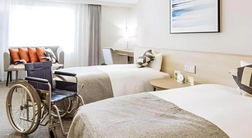 Bed in Miyazaki Kanko Hotel