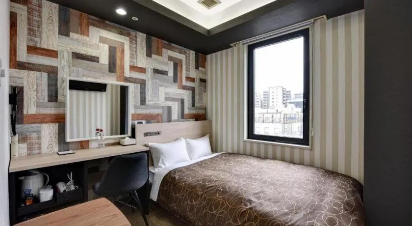 Bed in Hotel Ascent Fukuoka