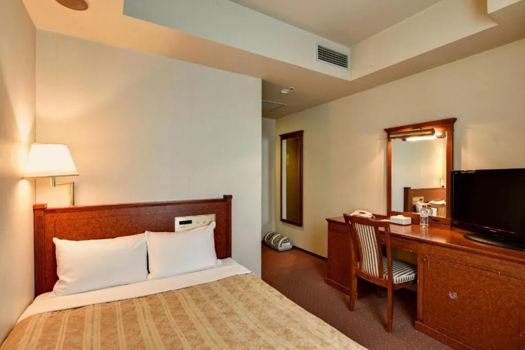 Bed in Hotel Ascent Fukuoka