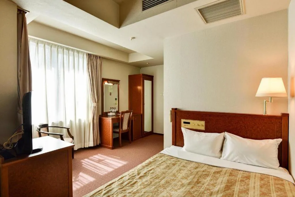 Bed in Hotel Ascent Fukuoka