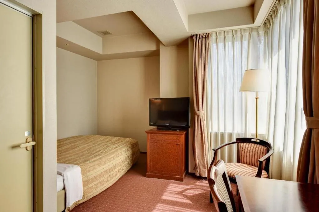 Bed in Hotel Ascent Fukuoka