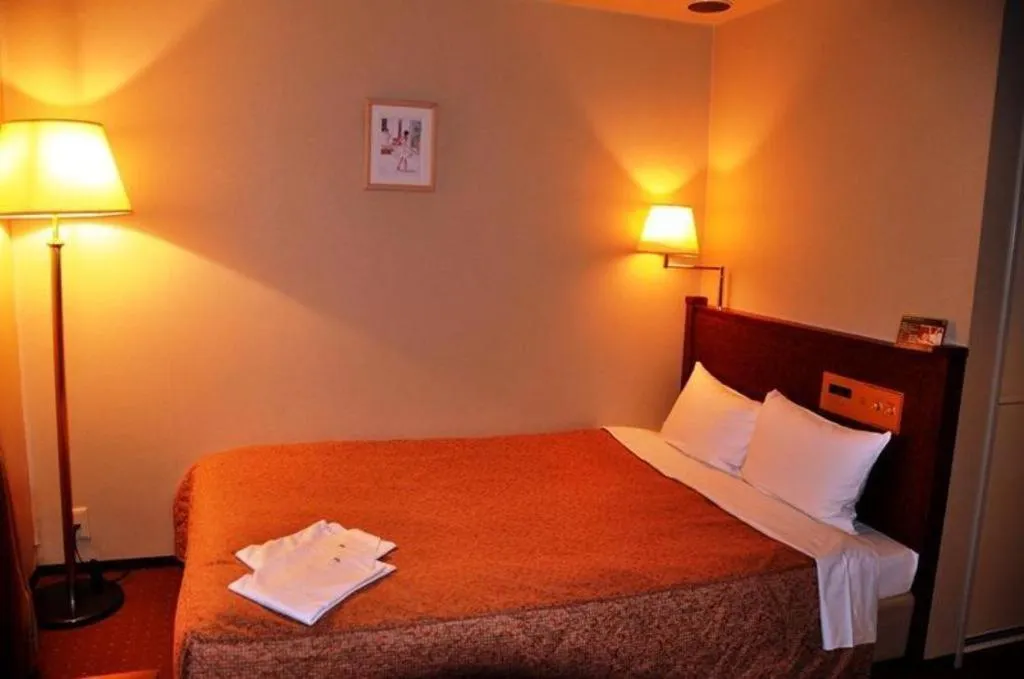 Bed in Hotel Ascent Fukuoka