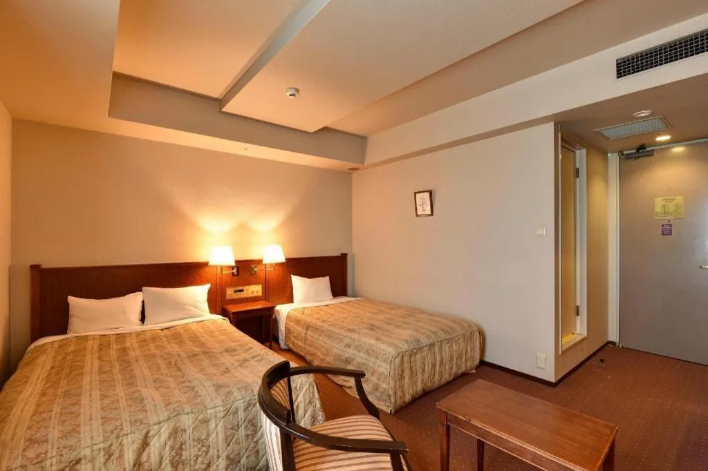 Bed in Hotel Ascent Fukuoka