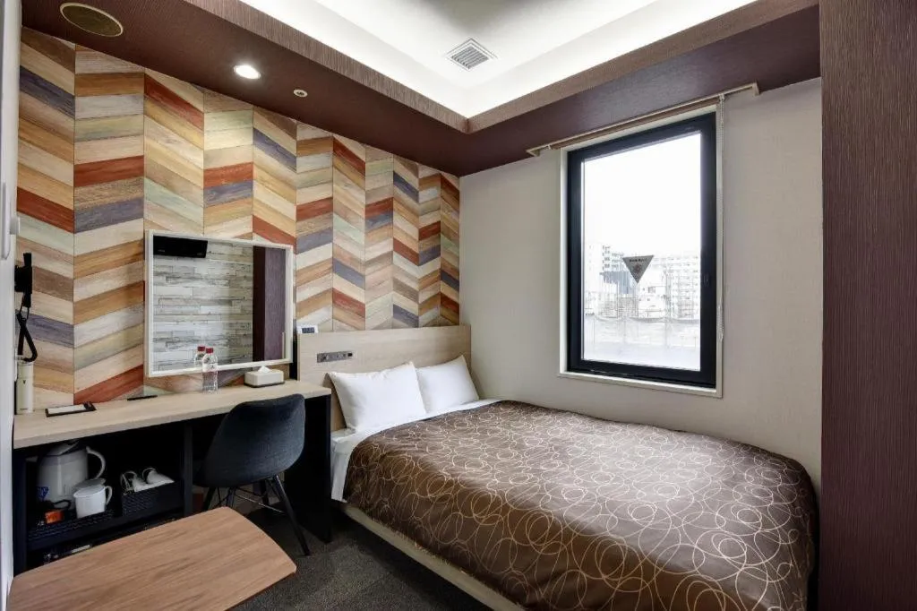 Bed in Hotel Ascent Fukuoka