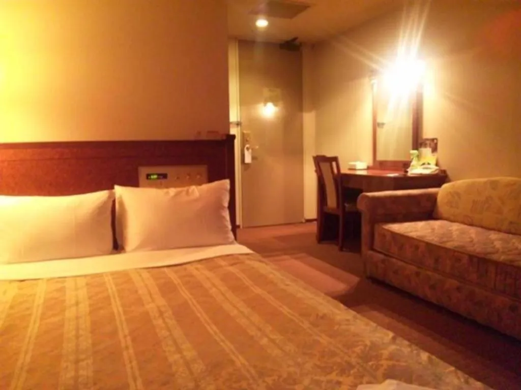 Bed in Hotel Ascent Fukuoka