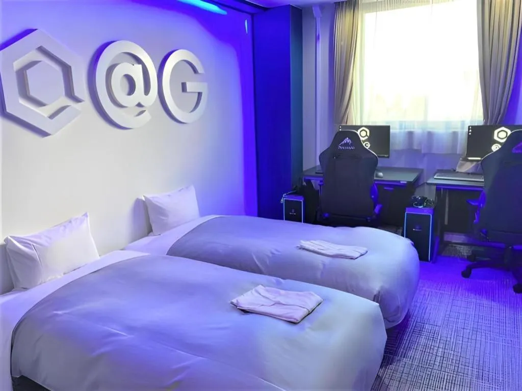 Bed in The Hamilton Sapporo Hotel