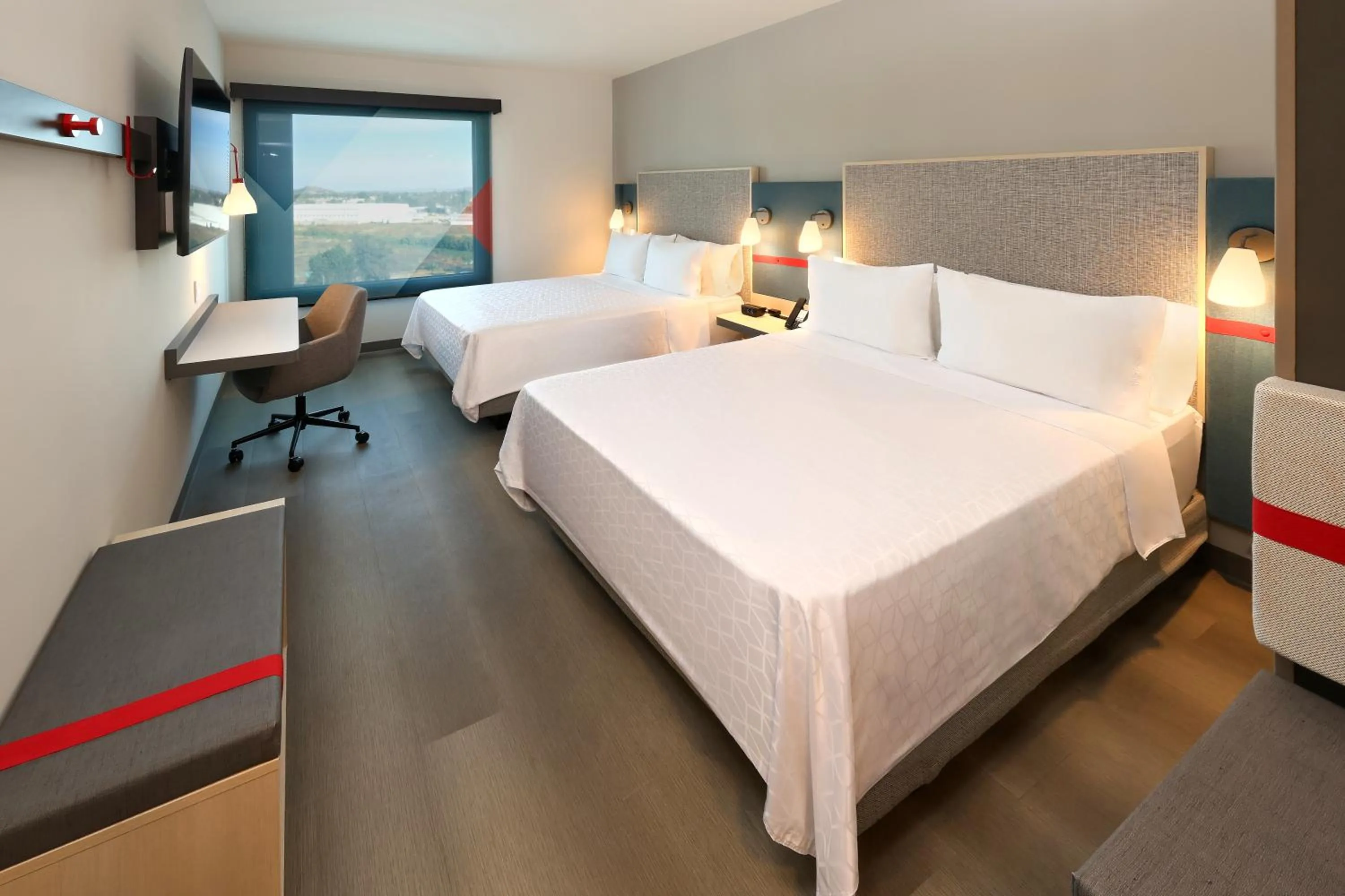 Photo of the whole room, Bed in avid hotel Guadalajara Aeropuerto Norte