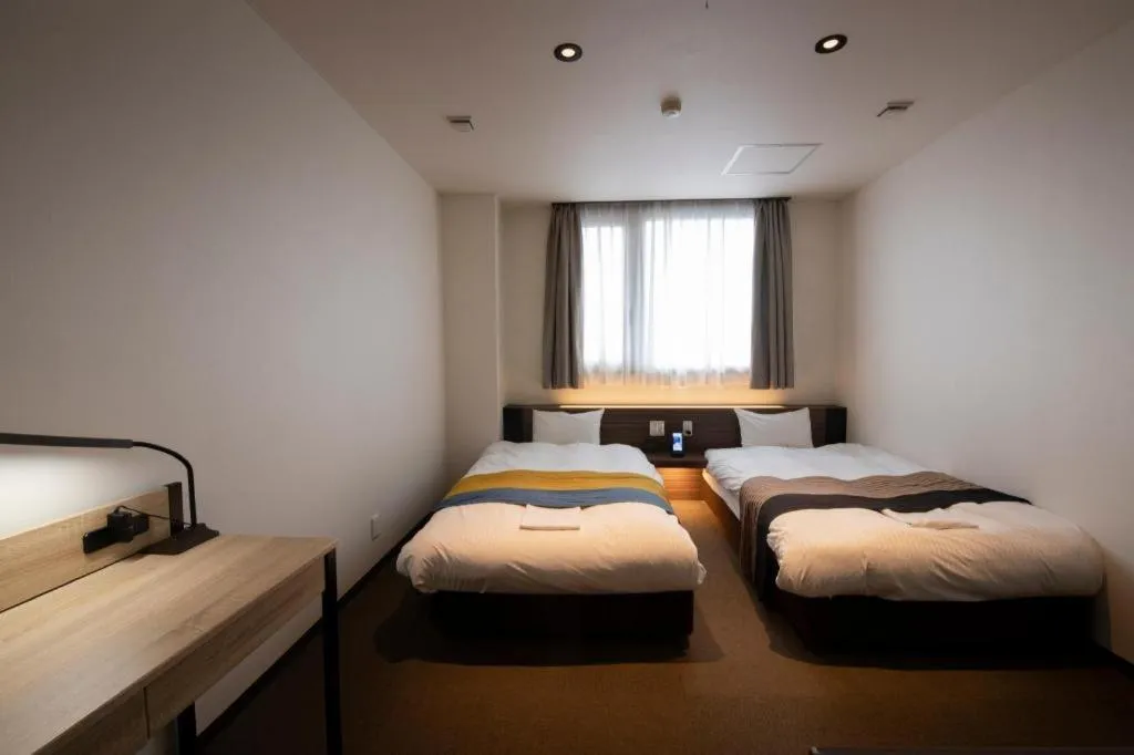 Bed in Hotel New Palace Aizuwakamatsu