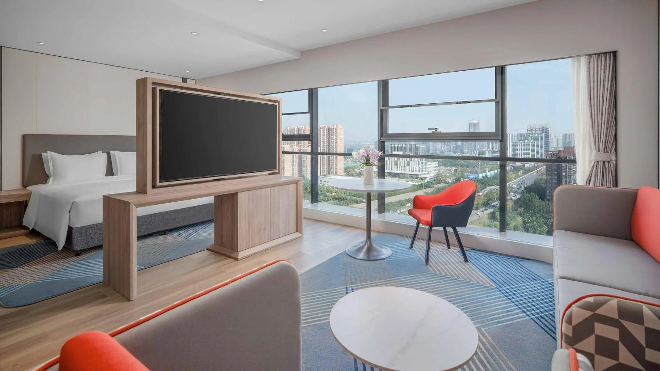 Photo of the whole room in Holiday Inn Express Xi'an Fengdong by IHG