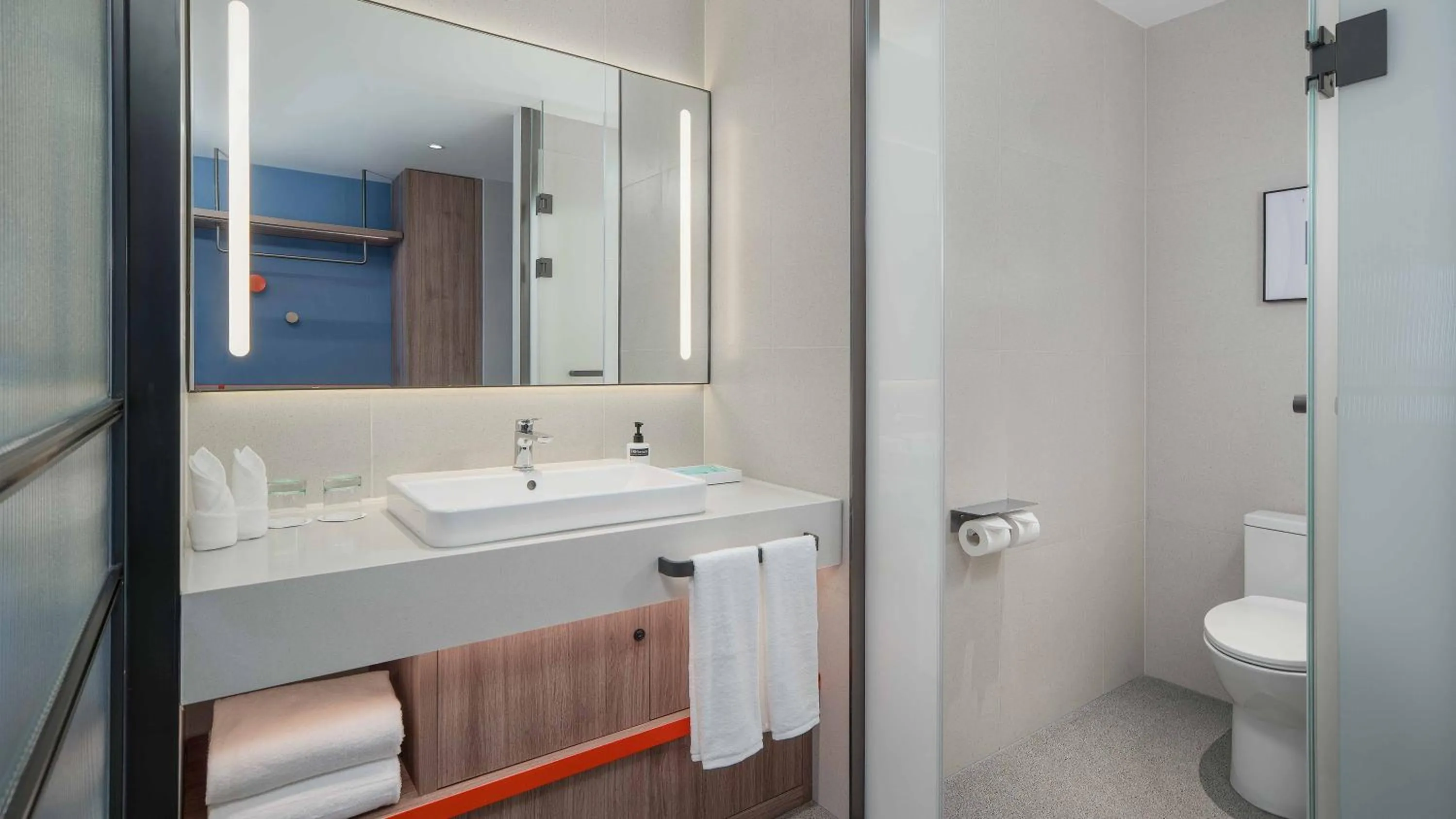 Shower in Holiday Inn Express Xi'an Fengdong by IHG