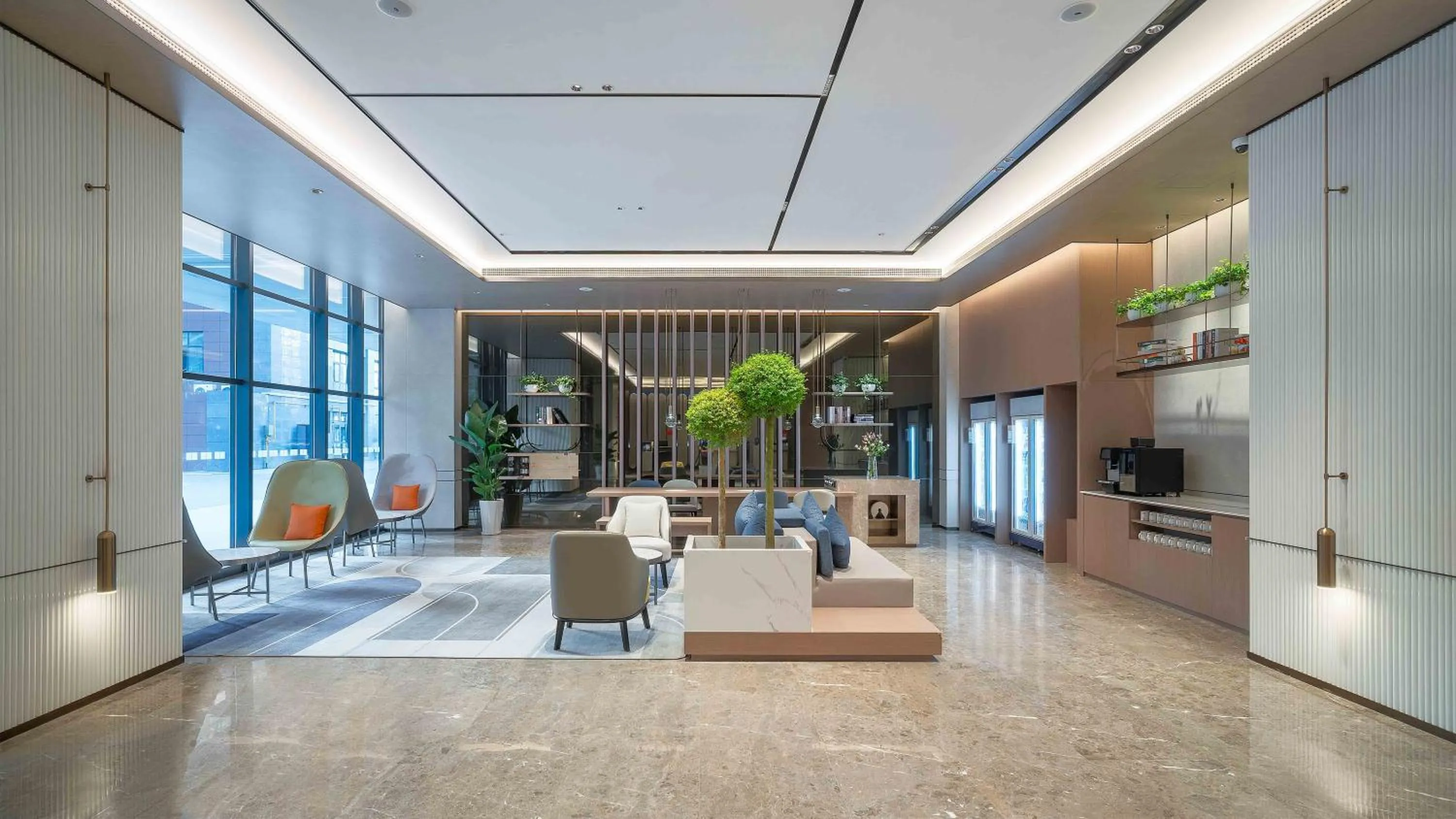 Lobby or reception in Holiday Inn Express Xi'an Fengdong by IHG