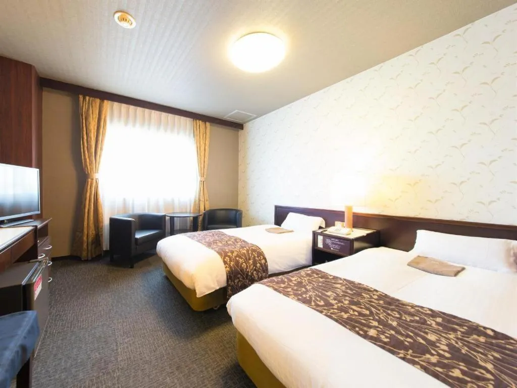 Bed in Hotel Anesis Seto-Ohashi