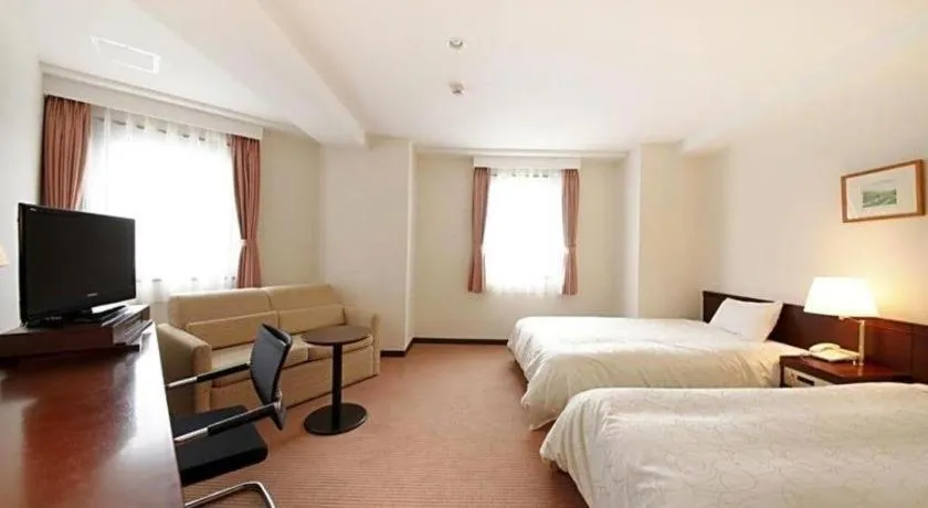 Bed in Sotetsu Fresa Inn Nagano eki Higashiguhci