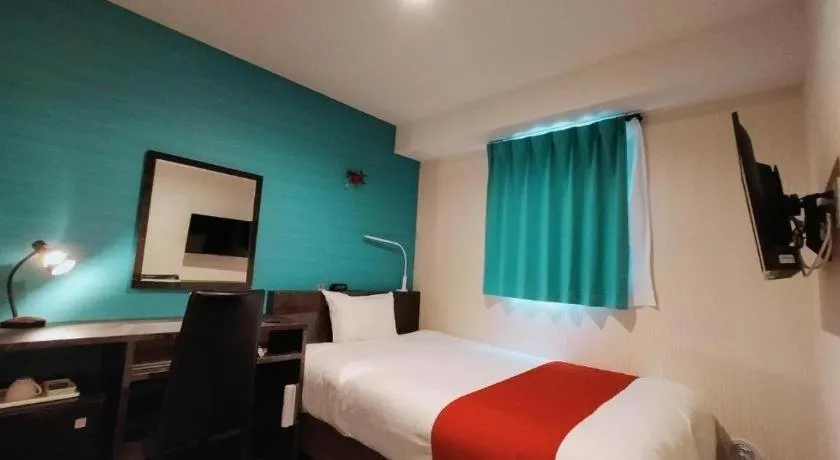 Bed in Hotel Bougainvillea Akebonobashi