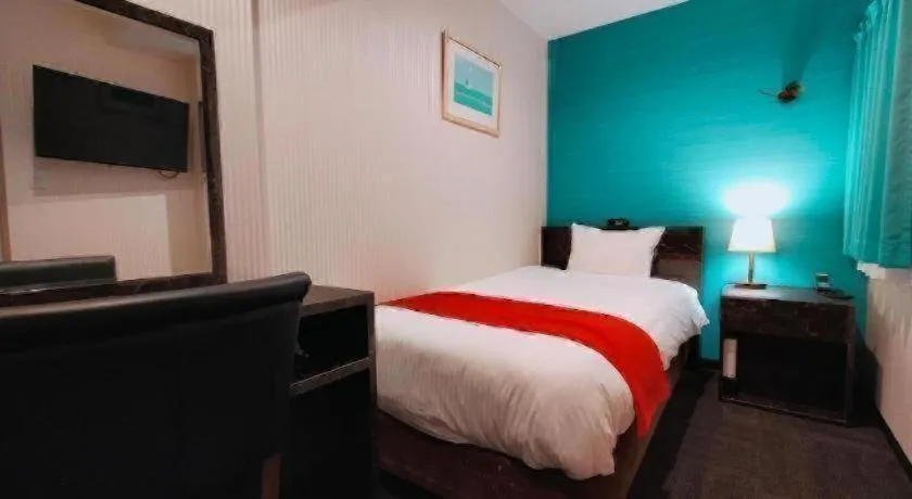 Bed in Hotel Bougainvillea Akebonobashi