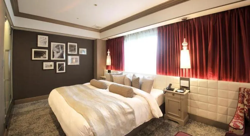 Bed in Hotel Piena Kobe