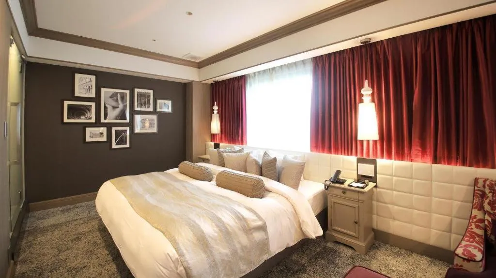 Bed in Hotel Piena Kobe