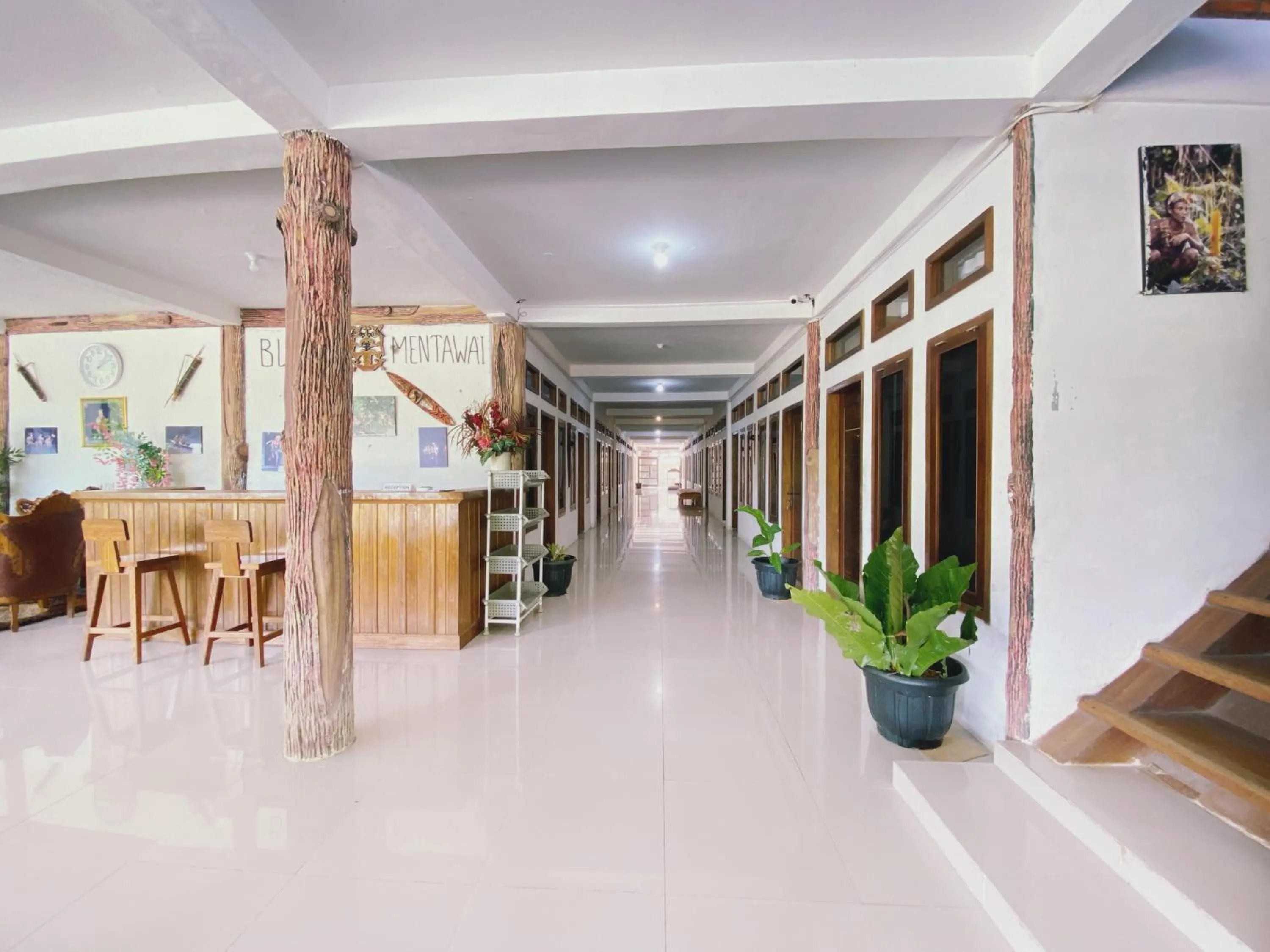 Lobby or reception in Bujai Mentawai Griya Hotel