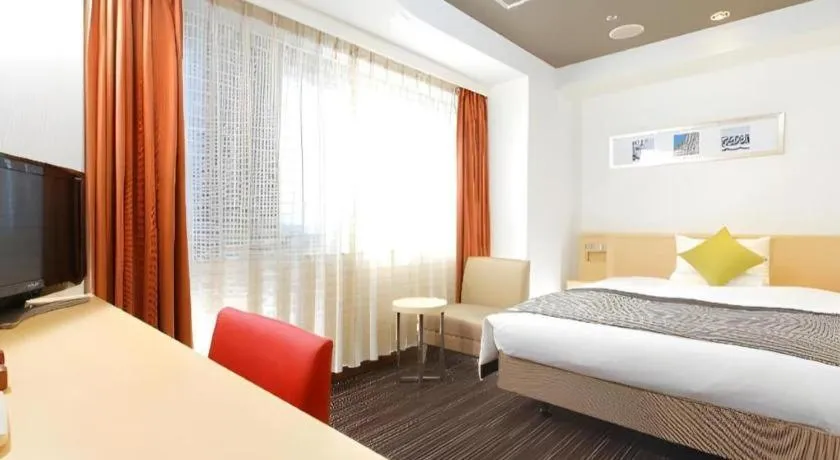 Bed in Utsunomiya Higashi Hotel