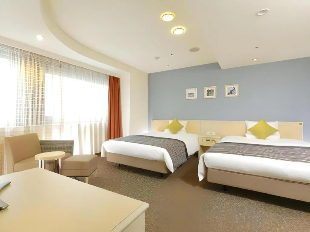 Bed in Utsunomiya Higashi Hotel