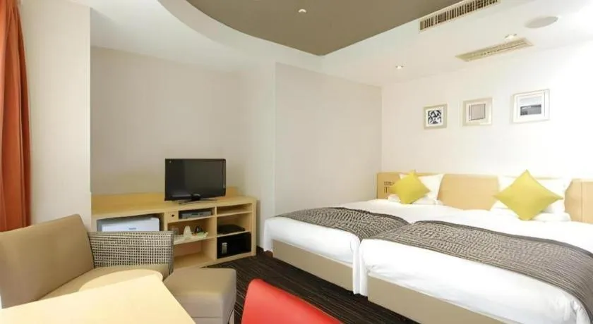 Bed in Utsunomiya Higashi Hotel