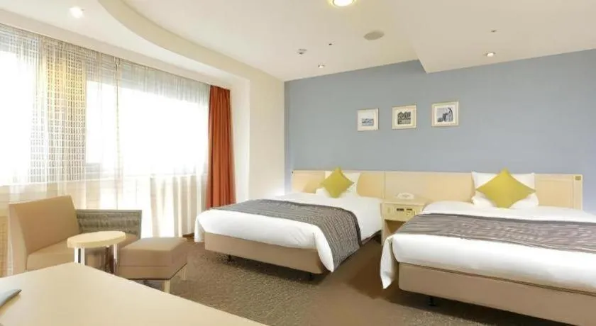 Bed in Utsunomiya Higashi Hotel